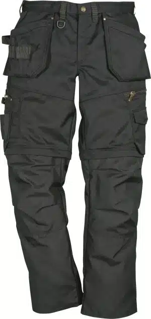 Fristads Craftsman zip-off trousers 242 PS25-BLACK-C62