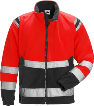 High vis windproof fleece jacket class 3 4041 FE