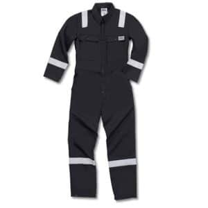 ARR215G NOMEX COVERALL WITH REFLECTIVE ARR-4966- BLACK-S