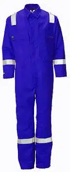 ARR255G NOMEX COVERALL WITH REFLECTIVE COV-4526-BLUE-L