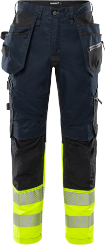 High vis craftsman stretch trousers class 1 2906 GWM