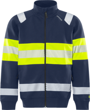 High vis sweatshirt jacket class 1 7531 GKC