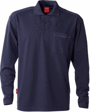 Match long sleeve polo